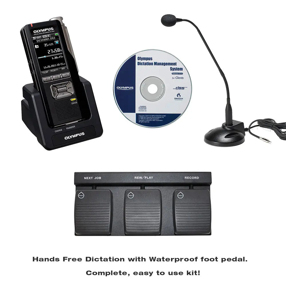 Pathologist's Wet Location Hands Free Dictation System
